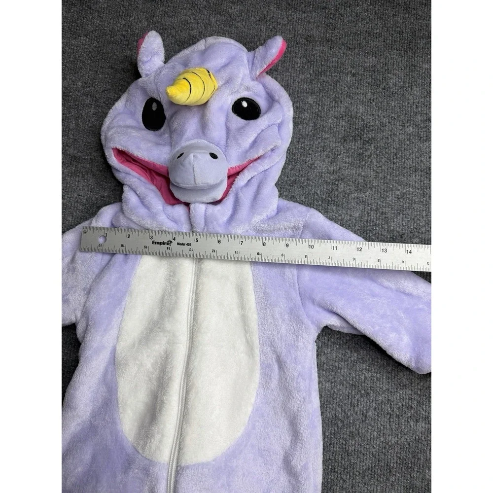 Costume Unicorn Baby Infant 6-9 Months Halloween Suit Light Purple